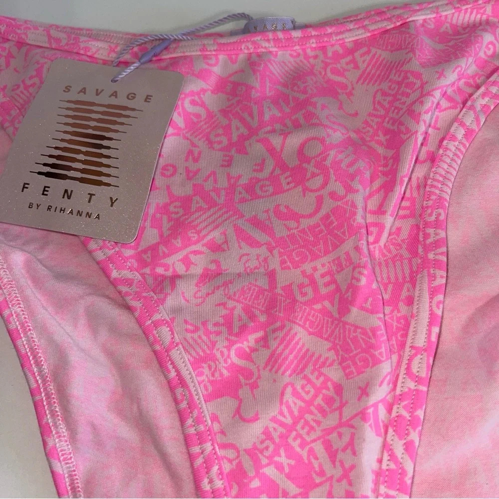 NWT Savage X Fenty By Rihanna Panty Pink Womens XL - Picture 5 of 6